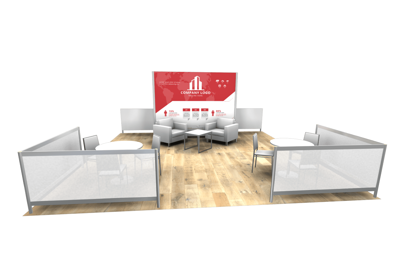 Stand J - 20 Fuß breit